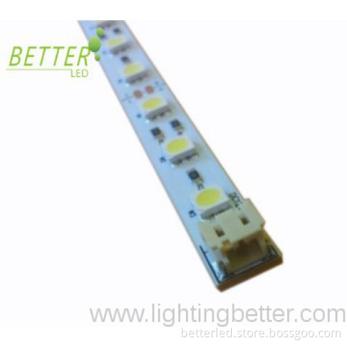 IP20 5050 rigid bar 51leds/m with white PCB and white color